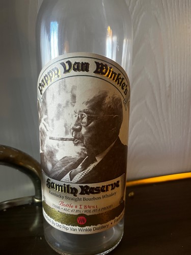 Empty pappy van winkle - 23, year